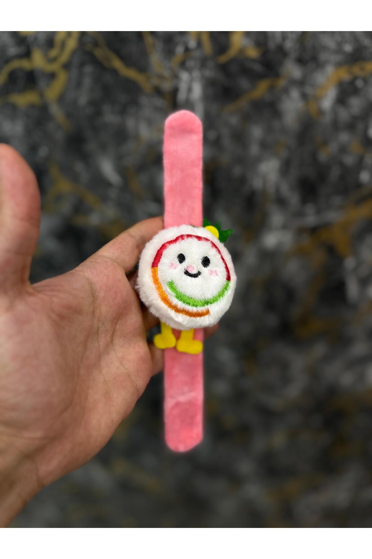 Snail Peluş Bileklik Oyuncak – Bileğe Vurunca Sarılan Slap Bileklik, Çok Amaçlı Saç Tokası