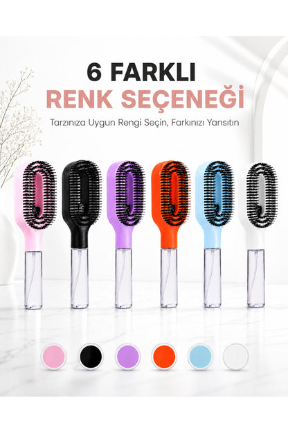 Su Hazneli Saç Tarağı – Spreyli Dolaşık Saç Açıcı Tarak,Spreyli Tarak,50 ml Su Hazneli, Elektriklenme Karşıtı, Islak ve Kuru Kullanım, Tüm Saç Tipleri İçin 1 Adet