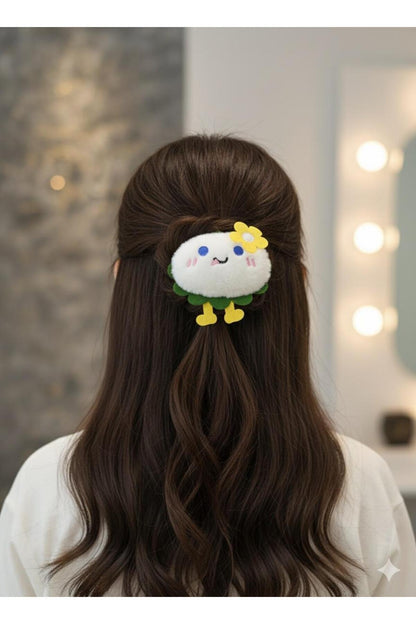 Mochi Peluş Bileklik Oyuncak – Bileğe Vurunca Sarılan Slap Bileklik, Çok Amaçlı Saç Tokası