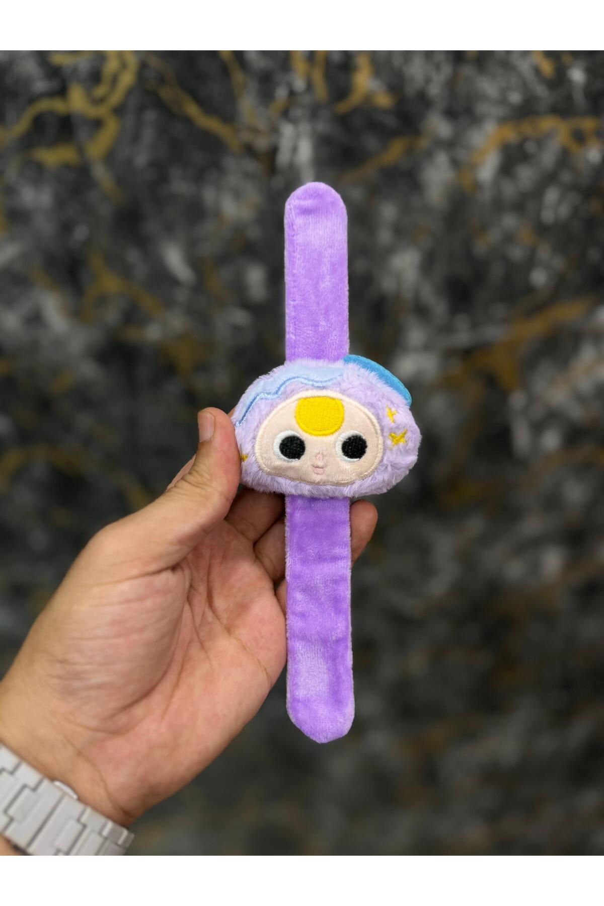 Lily Peluş Bileklik Oyuncak – Bileğe Vurunca Sarılan Slap Bileklik, Çok Amaçlı Saç Tokası