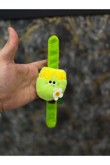 Avokado Peluş Kola Sarılan Avokado Bileklik Oyuncak - Saç Tokası Çok Amaçlı Aksesuar
