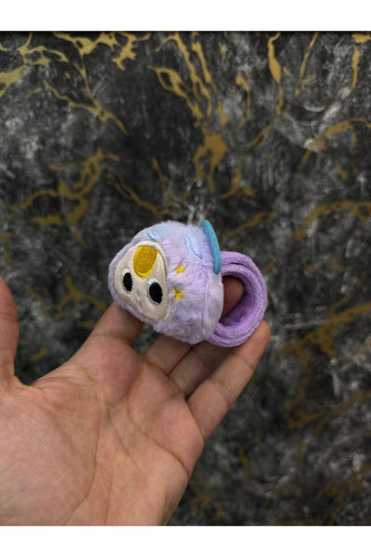 Lily Peluş Bileklik Oyuncak – Bileğe Vurunca Sarılan Slap Bileklik, Çok Amaçlı Saç Tokası