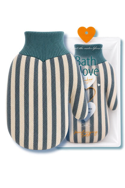 1 Adet Zebra Premium Banyo Duş Kesesi Peeling Eldiveni %100 Natural Normal Ciltler Için